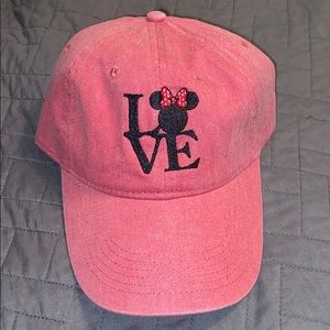 Red Comfort Color Disney Hat - Minnie Mouse - NEW